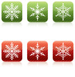 Snowflake Christmas Icons
