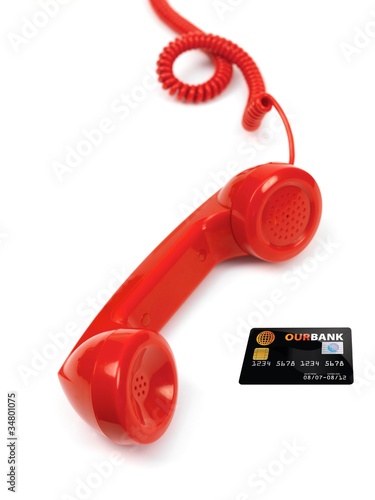 Photo: Red Phone Handset Red Phone Handset