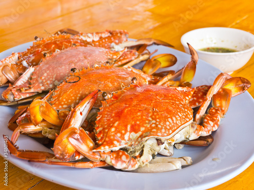 Photo: Steamed crab Steamed crab