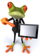 Grenouille Et Tablette