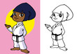 sport, child and martial art, clipart for kids sport, child and martial art, clipart for kids