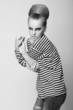 black and white photography from portfolio vogue model