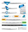 Set of search banners and web header Set of search banners and web header