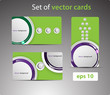 Set of vector cards Set of vector cards
