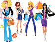 fashion shopping girls