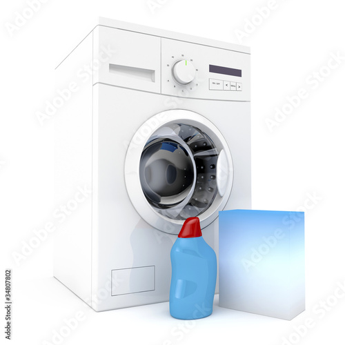 Illustration: Washing machine Washing machine