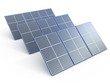 Solar plant. Renewable energy concept on white Solar plant. Renewable energy concept on white