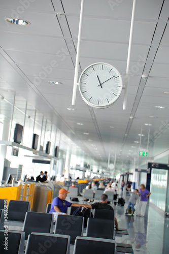 Photo: Waiting lounge in an airport Waiting lounge in an airport
