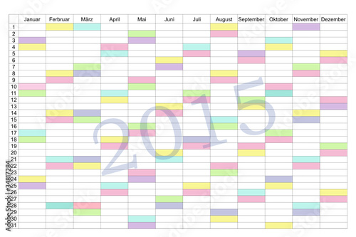 Vektor: Terminplaner 2015 Terminplaner 2015
