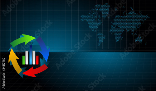 Illustration: business background illustration design business background illustration design