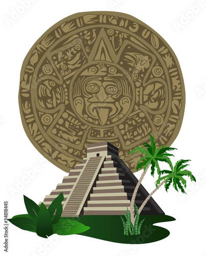 Vector: Mayan Pyramid Mayan Pyramid