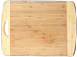 Isolated wooden cutting board