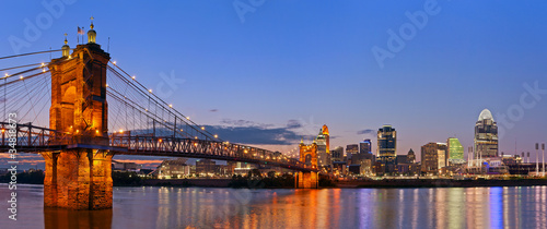Photo: Cincinnati skyline panorama. Cincinnati skyline panorama.