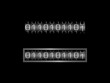 0110101101 BINARY CODE counter