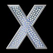 Diamant Buchstabe X