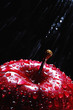  Apple with water droplets