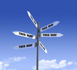 Illustration: Street Signs_This Way Street Signs_This Way