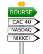 Panneau Bourse