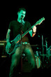 Electric bass-guitar player