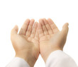 hands raised up for praying