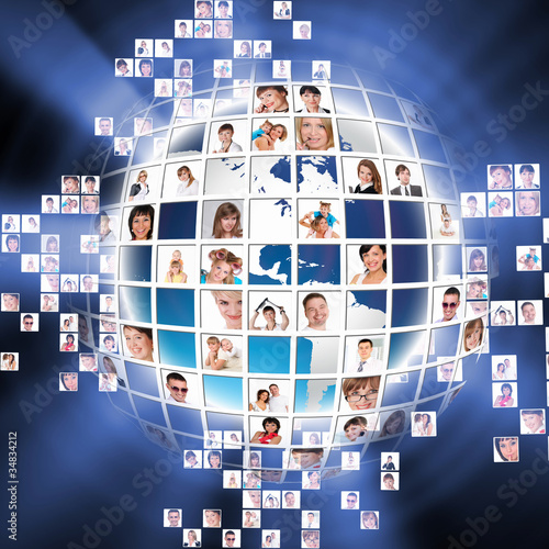 Illustration: Media technology concept Media technology concept