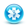 icône caducée croix / caduceus icon
