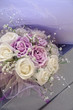 purple wedding  bouquet