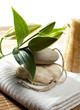 serviette de bain lys et savon bio