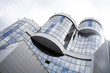 Mirror building with bends Mirror building with bends