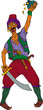 Joyful pirate