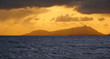 Silhouette Island in the Sea