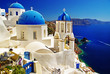 Santorini w bieli i błękicie
