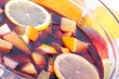 Sangria in bowl