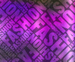 Glittering fashion typographic texture