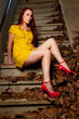 red shoes