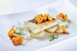 Fish with chanterelle