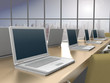 laptop on office desk