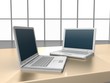 laptop on office desk