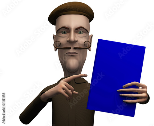 Illustration: Teacher demand critical attention on certain book Teacher demand critical attention on certain book