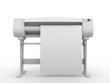Plotter frontal view