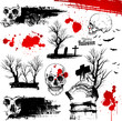 Halloween horror elements Halloween horror elements