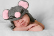 Newborn baby girl
