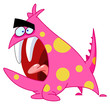 Vector: Screaming monster Screaming monster