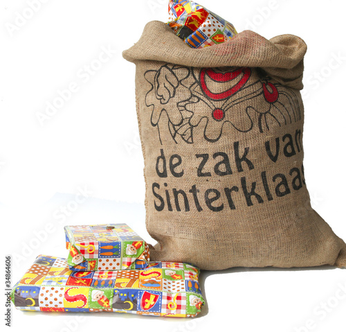 Photo: Saint Nicholas bag with presents Saint Nicholas bag with presents