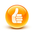 icône pouce haut ok / thumb up icon