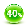 icône 40% / 40% icon icône 40% / 40% icon