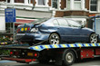 Crashed car
