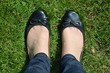 Schwarze Ballerinas