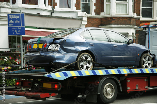 Photo: Crashed car Crashed car