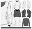 Women's t-shirt design template